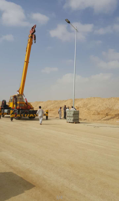 【工程案例】：埃及―650套12米170W亮化工程路��